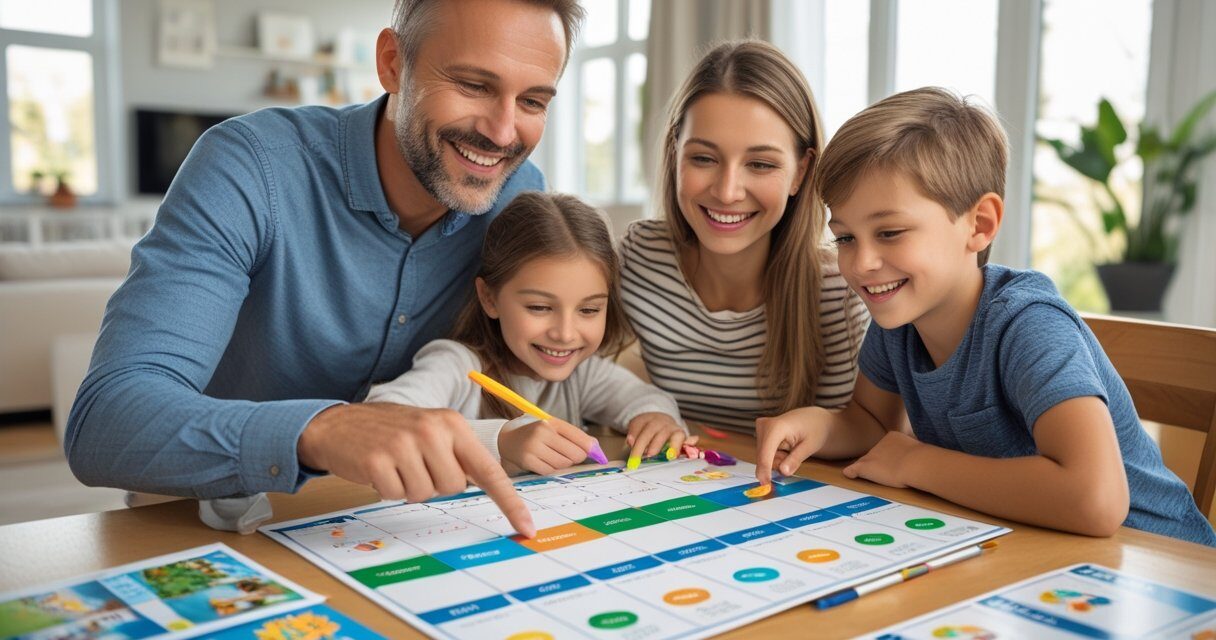 Planlæg sjove familieaktiviteter i den rigtige uge