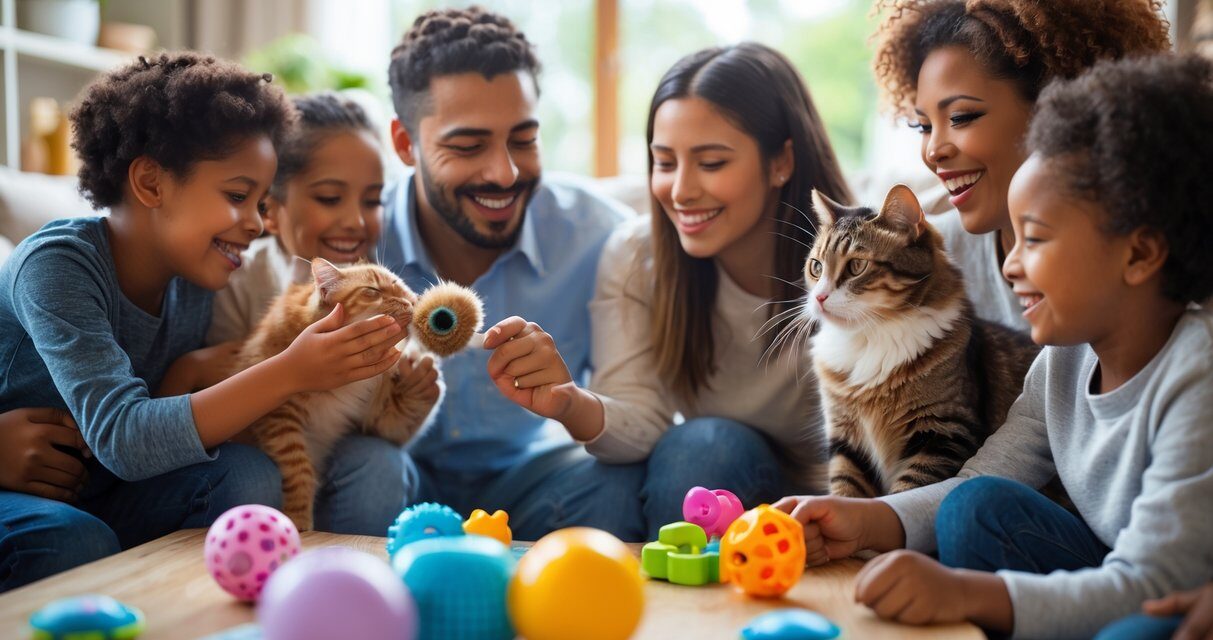 Sjove aktiviteter for hele familien hvor din kat også kan deltage i hyggen