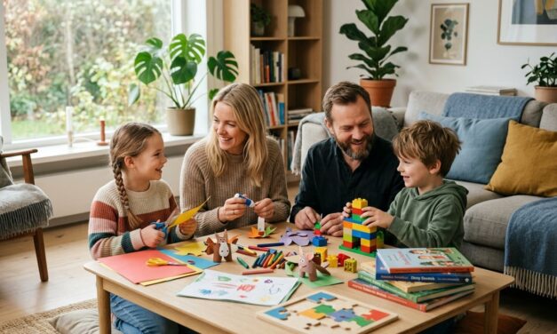 Aktiviteter med børn hjemme – idéer når familien bliver indenfor