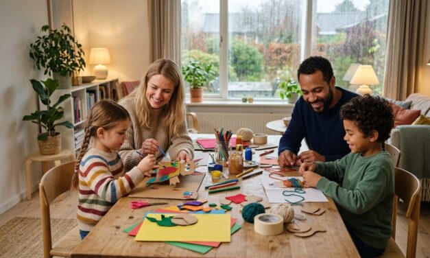 Gør en regnvejrsdag til familiens kreative værksted