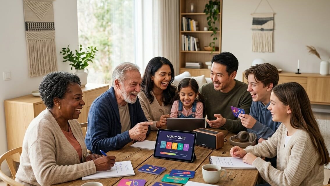 Musikquiz for familien – sådan laver I spørgsmål til flere generationer